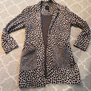 NIC+ZOE Animal Print Cardigan